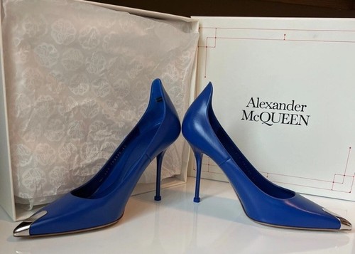 Décolleté donna Alexander McQueen blu taglia 40 - $890 - Foto 2 di 5