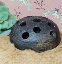 Vtg Japanese Flower Frog 3.5" X 1" Vintage For Floral Arrangements Works Great