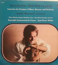André Bernard, Telemann, Molter, Fasch Trumpet Concertos, (LP, Album), NM or M-
