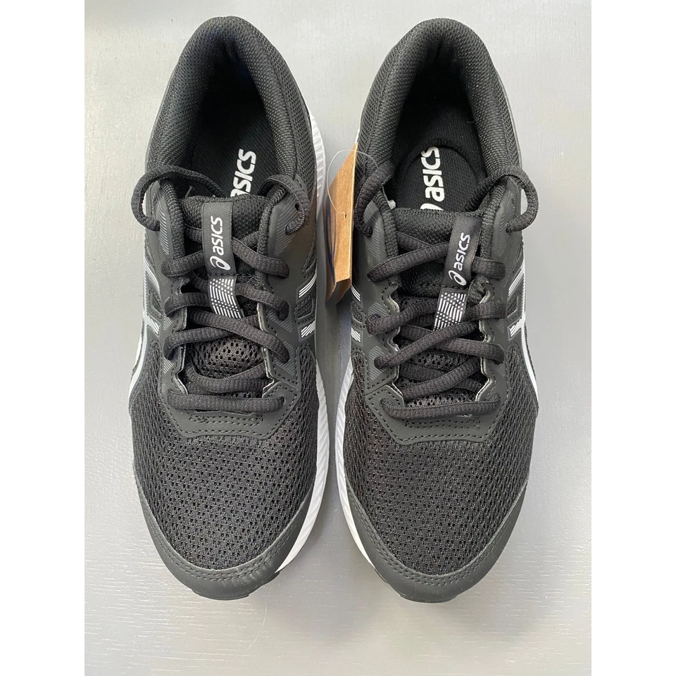 Asics Contend 8 GS Negro Blanco Niños Grandes Jóvenes Talla 5.5 Nuevo en Caja Foto 2 de 4