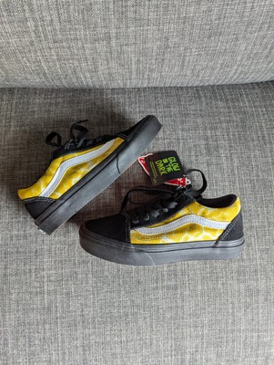 Vans Old Skool Glow Lighting schwarz gelb UK Größe 1
