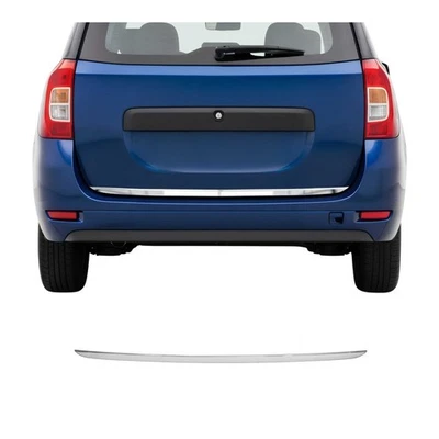 Garniture de Hayon Coffre pour Dacia Logan 2014-2020 acier inox - Photo 1/4