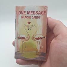Love Message Mini Oracle Card Deck 3.5"x4" 54 Cards with Keywords