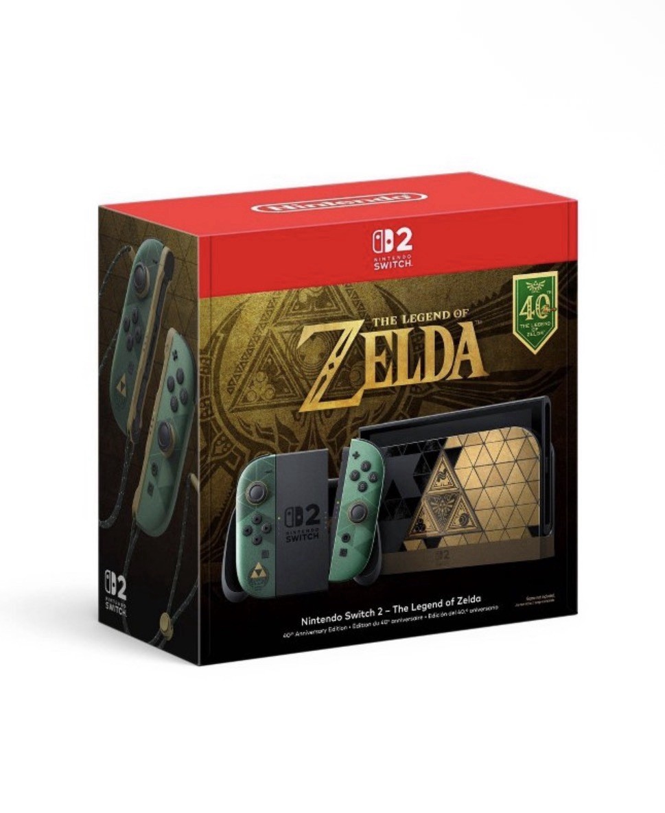 Nintendo Switch 2 The Legend of Zelda 40th Anniversary Edition PRESALE Oct 30