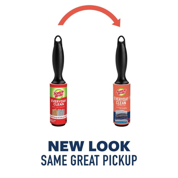 Scotch-Brite Mini Lint Roller 3.0 x 7.66 ft 836MRCS-30 for Everyday Cleaning