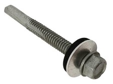 Image of Forgefix Techfast Roofing Sheet To Steel Hex Screw & Washer No.5 Tip 5.5 X 32Mm