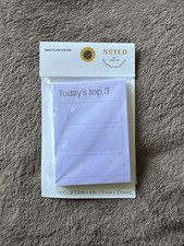 NOTED By Post It Mini Plan Notes Today's Top 3 Pack of 1