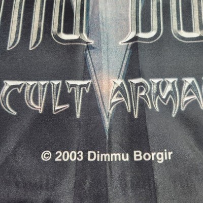 2003 Dimmu Borgir Black Metal Flag Banner Tapestry Hanging 42x30
