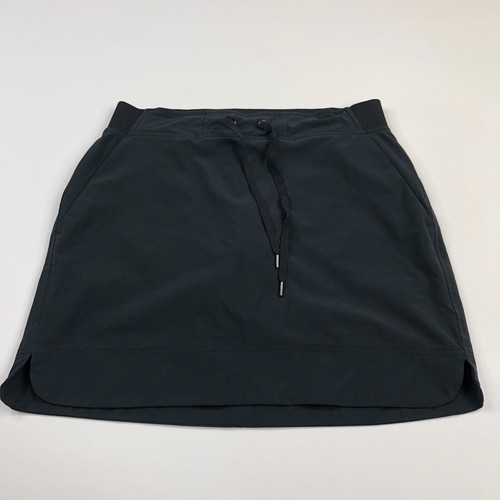 Athleta 6 (Fits 28W) Trek Trail Nylon Golf Tennis Skirt Skort 3.5" Shorts Black - 第 3/9 張圖片