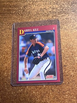 1991 Score Baseball Rookie & Traded # 86T Darryl Kile RC