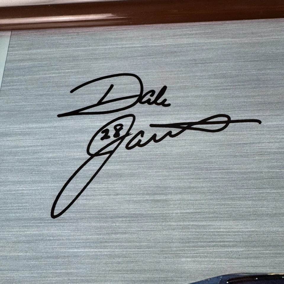 Dale Jarrett Autographed Wall Art Photo Print Hand Signed Poster Board 20”x16” - Image 2 of 4