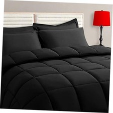 King Size Comforter Set - 7 Pieces, Bed in a Bag Bedding Sets with All Season