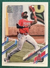 Jo Adell 2021 Topps RC Rookie Card – Los Angeles Angels – #? (Base) – Pack Fresh. rookie card picture
