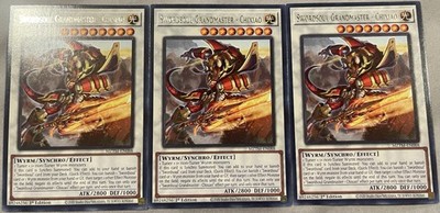 3x Swordsoul Grandmaster - Chixiao 1st Edition Rare MZTM-EN090 Yu-Gi-Oh!