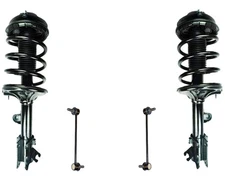 Front Complete Struts Assembly & Sway Bar Links For 05-09 Tucson 05-10 Sportage