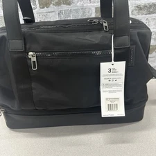 Samsonite Drop-Bottom Weekender Duffel Black (no Strap)