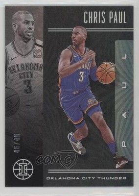 2019-20 Panini Illusions Trophy Collection Black 46/49 Chris Paul #3 0c3