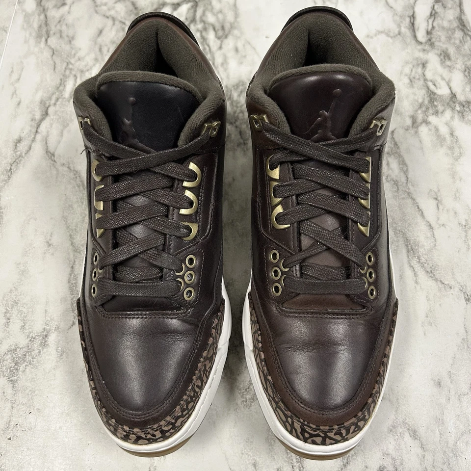Jordan 3 Retro Golf Marrón Exclusivo Usado Una Vez Para Hombre Talla 9 Foto 2 de 4