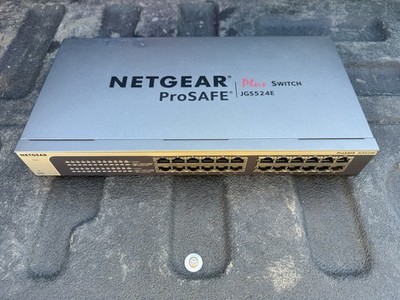 Netgear ProSAFE JGS524E 24 Port Gigabit Switch TESTED WORKING Rack