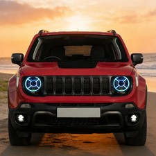 For 2015 2016 2017 2018 2019 2020 2021 Jeep Renegade Led Headlights Wrgb Lights For 2015 2016 2017 2018 2019 2020 2021 Jeep Renegade Led Headlights Wrgb Lights