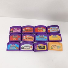 Lot of 12 LeapFrog LeapPad Learning System Cartridges Reading Math Tested