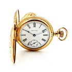 1903 Waltham 0S 7J Seaside Model 1891 35mm Double Hunter Pocket Watch #WB5323-2 — photo 1