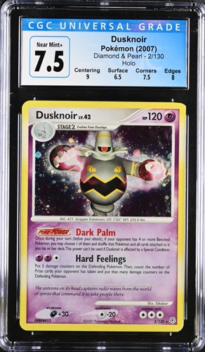 Dusknoir graded CGC 7.5 for sale on eBay
