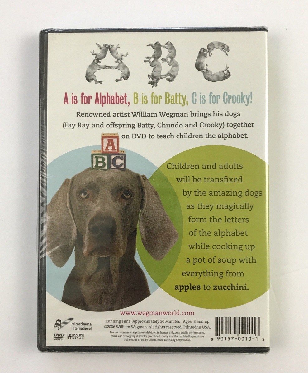 William Wegmans Alphabet Soup (DVD, 2006) for sale online | eBay