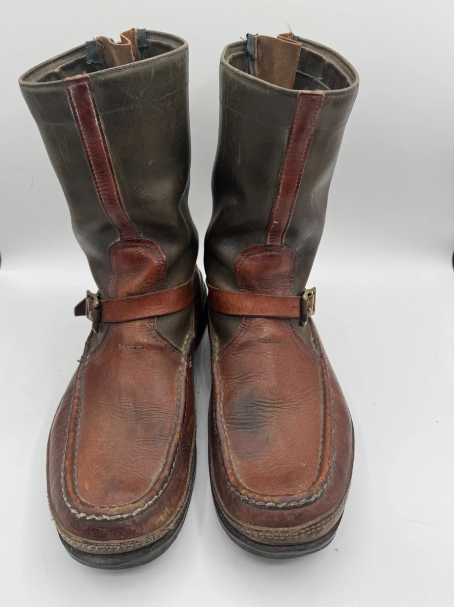 W C Russell Bullhide Snake Proof Boots Size 8 1/2 E
