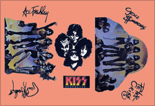 AMT Custom Chevy Van  KISS  Waterslide Decal Set
