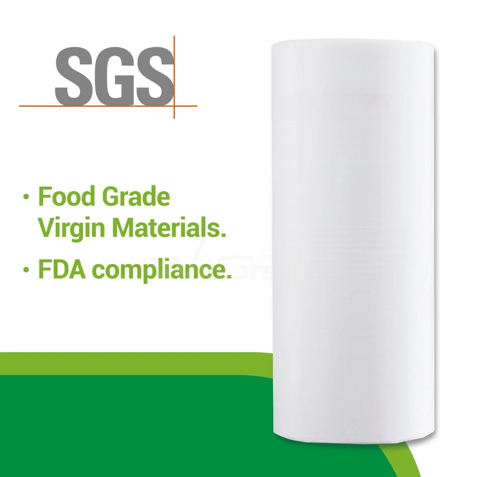 1250 Bags 2 Rolls HDPE Plastic Produce Fruit Vegetable Food Storage Bags 12 x 17 - Image 4 of 4