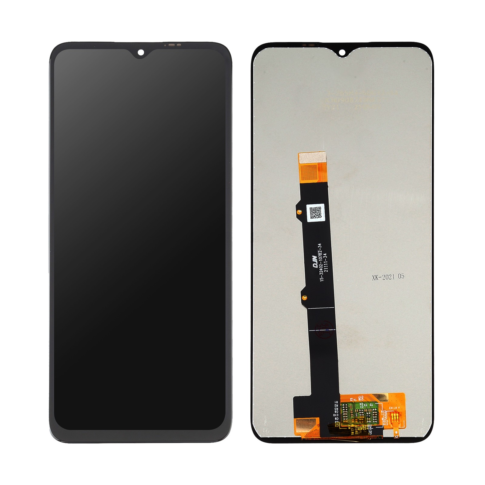 Bloc LCD Moto G50 vitre tactile noire ecran complet de rechange compatible