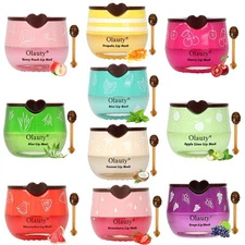 10 Pack Olauty Bee Lip Balm Honey Pot Honey Lip Balm Moisturizing Lip Mask