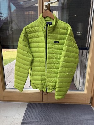 Patagonia Daunen Jacke Herren L Neuwertig mit Etikett Lime Grün  Recycled