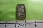 1/2 OZ KING HEARTS PLAYING CARD MADISON MINT 1973 RARE SIZE 999 SILVER BAR 5KG8