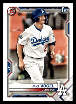 Jake Vogel 2021 1st Bowman Prospects Rookie #BP-59 Los Angeles Dodgers *066E