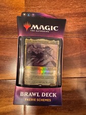 Wizards Of The Coast MTG: Throne of Eldraine Faerie Schemes and Brawl Deck (NEW)