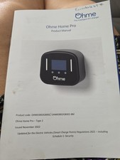 Ohme Home Pro 7kW EV Charger Type 2 Tethered 8m Black - OHME0002GB002