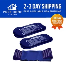 Hot & Cold Reusable Gel Ice Packs - Optimal Recovery for Athletics & Wellness