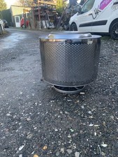 Fire Pit Cook Food Get Warm Washing Machine Drum Stainless Steel