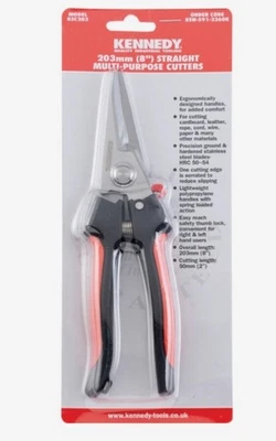 Kennedy Tools - 203mm (8inch) straight multi-purpose cutters