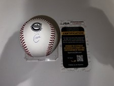 Clark The Cub Signed Official Chicago Cubs City Connect Baseball Star JSA