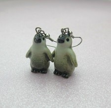 Baby Penguin Porcelain Earrings Lucky Spiritual Animal Jewellery