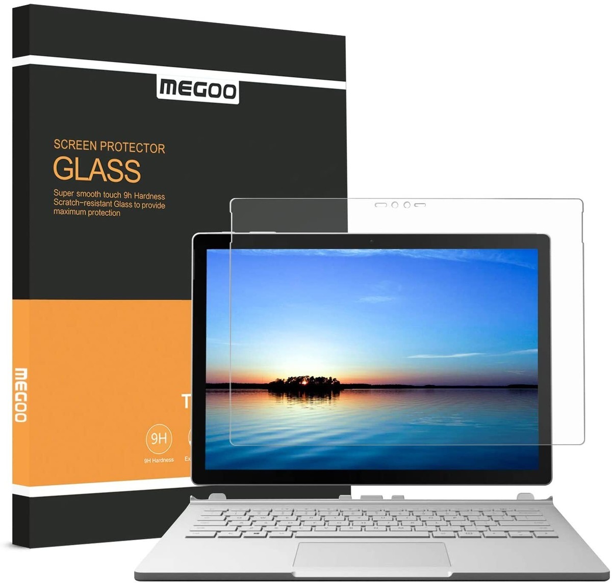 MEGOO Screen Protector Glass For Microsoft Surface Pro)