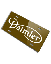 Daimler Badge Emblem Novelty License Plate - Aluminum - 16 colors - Made in USA