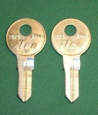BAU3 2-NEW Keys Blanks Made in USA by ILCO BAU3 / 1676 keys .