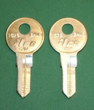BAU3 2-NEW Keys Blanks Made in USA by ILCO BAU3 / 1676 keys 