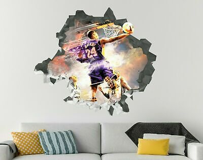 Lakers Kobe Bryant Champion 24 Custom Wall Decals 3D Wall Stickers Art M2171 Lakers Kobe Bryant Champion 24 Custom Wall Decals 3D Wall Stickers Art M2171