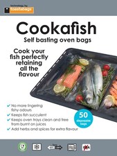 Cookafish Bags - Easy Cook Oven Bags - 50 Pack