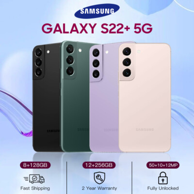 Samsung Galaxy S22+ Plus 5G 128GB 256GB Factory Unlocked (ALL CARRIER) GSM CDMA